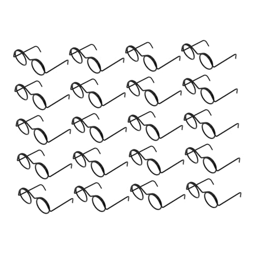 Milisten 20Stücke Mini Puppenbrillen Runde Brillen Ohne Gläser Puppenzubehör Für Kreative Verkleidungen Und Fotorequisiten Kompatibel Mit Verschiedenen Puppenmodellen Langlebige Milisten 20Stücke Mini Puppenbrillen Runde Brillen Ohne Gläser Puppenzubehör Für Kreative Verkleidungen Und Fotorequisiten Kompatibel Mit Verschiedenen Puppenmodellen Langlebige von Milisten