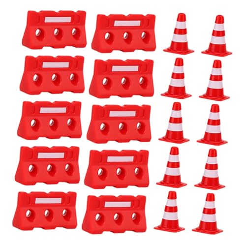 Milisten 20Stücke Mini Verkehrskegel und Zäune aus Langlebiges zur Verkehrssimulation Lernspielzeug für Verkehrsregelvermittlung und Kreativen Spielgestaltung Milisten 20Stücke Mini Verkehrskegel und Zäune aus Langlebiges zur Verkehrssimulation Lernspielzeug für Verkehrsregelvermittlung und Kreativen Spielgestaltung von Milisten
