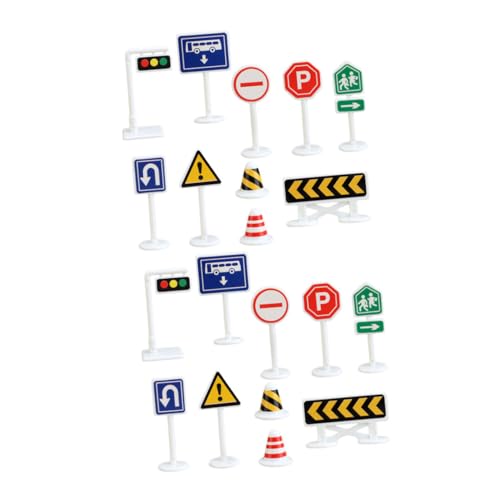 Milisten 20Stücke Teiliges Verkehrsschilder Spielset Für Robuste Spielzeuge Verkehrssicherheit Für Kindergarten Freien Milisten 20Stücke Teiliges Verkehrsschilder Spielset Für Robuste Spielzeuge Verkehrssicherheit Für Kindergarten Freien von Milisten
