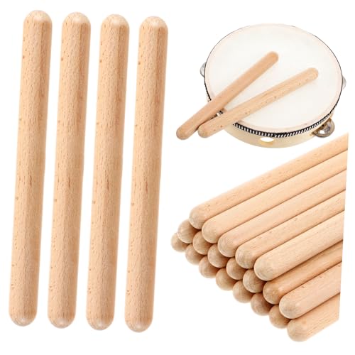 Milisten 20Stücke Teiliges aus Holz Rhythmus Stöcken für Musikinstrumente Musikalischen Früherziehung Sicher und Langlebig für Einsatz im Klassenzimmer Milisten 20Stücke Teiliges aus Holz Rhythmus Stöcken für Musikinstrumente Musikalischen Früherziehung Sicher und Langlebig für Einsatz im Klassenzimmer von Milisten