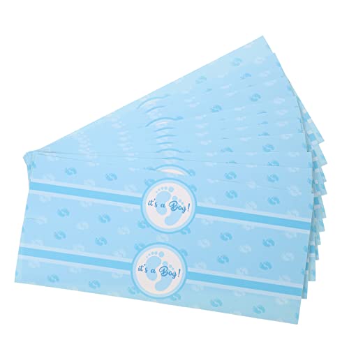 Milisten 24 Stück Geschlecht Enthüllen Aufkleber Wasserflaschenetikett Partydekorationen Flaschenetiketten Für Partys Gefälligkeiten Für Die Babyparty Plastik Blue Milisten 24 Stück Geschlecht Enthüllen Aufkleber Wasserflaschenetikett Partydekorationen Flaschenetiketten Für Partys Gefälligkeiten Für Die Babyparty Plastik Blue von Milisten