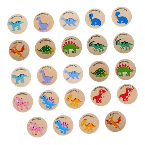 Milisten 24 Stück Kleinkind-Matching-Spiel Kindergarten Lernspiele Dinosaurier-Spiele Dinosaurierspielzeug Für Kleinkinder Memory-Matching-Spiel Kleinkindspiele Holz Milisten 24 Stück Kleinkind-Matching-Spiel Kindergarten Lernspiele Dinosaurier-Spiele Dinosaurierspielzeug Für Kleinkinder Memory-Matching-Spiel Kleinkindspiele Holz von Milisten