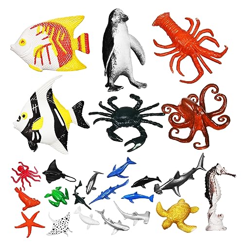 Milisten 24 Stück Mini -Marine -tierspielzeug Gefälschter Meerestierfiguren Ozeandekoration Meerestiere Gefälschter Fisch Falscher Karpfen Mini -Figur Plastik Milisten 24 Stück Mini -Marine -tierspielzeug Gefälschter Meerestierfiguren Ozeandekoration Meerestiere Gefälschter Fisch Falscher Karpfen Mini -Figur Plastik von Milisten