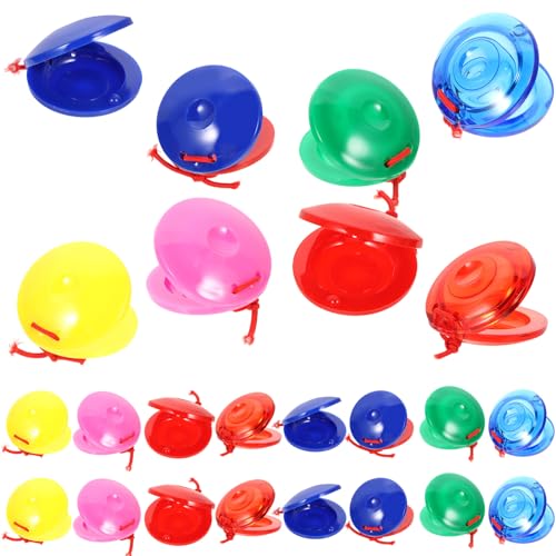 Milisten 24 Stück Teiliges Bunte Castagnetten Percussion Musikinstrumente für Fördert Hand Augen Koordination und Rhythmusgefühl Musikspielzeug für Draußen und Drinnen Zufällige Farbe Milisten 24 Stück Teiliges Bunte Castagnetten Percussion Musikinstrumente für Fördert Hand Augen Koordination und Rhythmusgefühl Musikspielzeug für Draußen und Drinnen Zufällige Farbe von Milisten