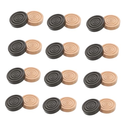 Milisten 24 Stück Teiliges Holzspielsteine für Dame und Schach Runde Gewindete Spielsteine für Brettspiele Vielseitig Einsetzbar Langlebig und Perfektes Zubehör für Spielabende Milisten 24 Stück Teiliges Holzspielsteine für Dame und Schach Runde Gewindete Spielsteine für Brettspiele Vielseitig Einsetzbar Langlebig und Perfektes Zubehör für Spielabende von Milisten