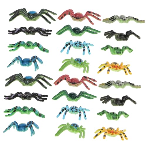 Milisten 24 Stück Teiliges Kleine Gruselige Spinnenspielzeuge aus Langlebigem Material Realistische Halloween Party Deko und Streichspielzeug für Erwachsene als Festival Party Props Milisten 24 Stück Teiliges Kleine Gruselige Spinnenspielzeuge aus Langlebigem Material Realistische Halloween Party Deko und Streichspielzeug für Erwachsene als Festival Party Props von Milisten