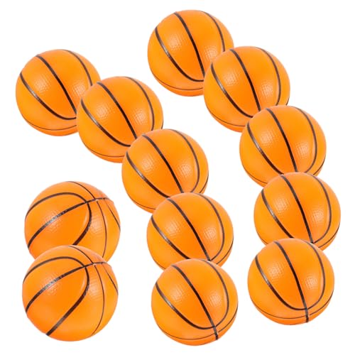 Milisten 24 Stück Teiliges Mini Basketball Stressball aus Pu Schaum Leichte Antistress Bälle für Basketball Partyspielzeug Geschenk und Handliches Stressabbau von Milisten