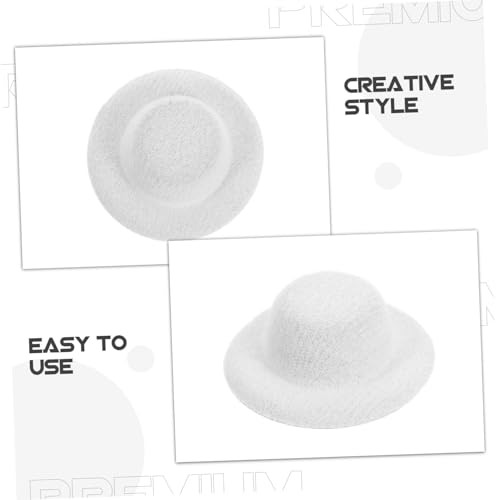 Milisten 24 Stück Teiliges Mini Filz Top Hats Kleine Miniatur Hüte für Bastelprojekte Vielseitige Partydekoration für Weihnachten Hochzeiten Geburtstage Farbenfroh und Formstabil von Milisten