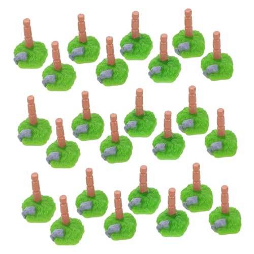 Milisten 24 Stück Teiliges Miniatur-farmzaun Holzpfählen DIY Mini Farm Dekoration für Puppenhaus Realistische Tier-Absperrung Vielseitige Mikro-Szene Zubehör für Kreative von Milisten