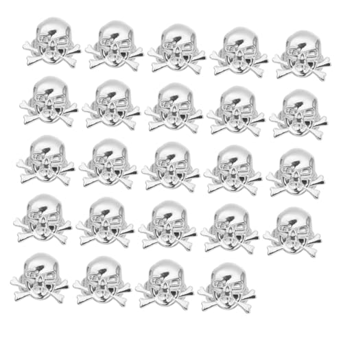 Milisten 24 Stück Teiliges Piraten-schädel-ring Verstellbare Silberne Kunststoffringe Halloween-party-deko und Piratenkostüm Zubehör für Jungen und Mädchen Milisten 24 Stück Teiliges Piraten-schädel-ring Verstellbare Silberne Kunststoffringe Halloween-party-deko und Piratenkostüm Zubehör für Jungen und Mädchen von Milisten