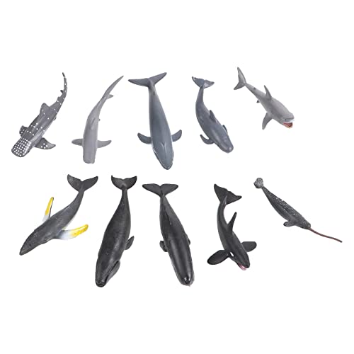 Milisten 24 Stück Teiliges Set Simulierte Meereslebewesen für Lernspielzeug aus Umweltfreundlichem Material Aquarium Dekoration und Geschenkidee von Milisten