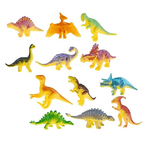 Milisten 24Stücke Dinosaurierfiguren Dinosaurier Spielzeuge für Geburtstagsfeiern Lernspielzeug und Party für Jungen von Milisten