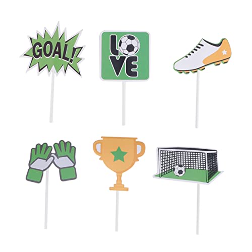 Milisten 24Stücke Fußball Party Kuchen Picks Kreative Fußball Cupcake Picks Für Geburtstagsfeiern Dessert Topper Tortendeko Für Fußball Events Und Feiern Milisten 24Stücke Fußball Party Kuchen Picks Kreative Fußball Cupcake Picks Für Geburtstagsfeiern Dessert Topper Tortendeko Für Fußball Events Und Feiern von Milisten