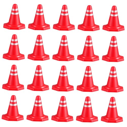 Milisten 24Stücke Mini Straßenzäune und Verkehrskegel Spielzeugset für Leuchtende Farben Robustes Material für Spielsets und Verkehrsszenen Milisten 24Stücke Mini Straßenzäune und Verkehrskegel Spielzeugset für Leuchtende Farben Robustes Material für Spielsets und Verkehrsszenen von Milisten