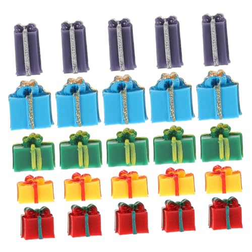 Milisten 25 Stück Boxen Miniatur-Food-Spiel Requisiten Weihnachts-Miniatur- Weihnachtsverzierung winzig Ding Puppenhaus-Weihnachtsdekorationen Mini-Weihnachtsbaum-Dekoration Harz Milisten 25 Stück Boxen Miniatur-Food-Spiel Requisiten Weihnachts-Miniatur- Weihnachtsverzierung winzig Ding Puppenhaus-Weihnachtsdekorationen Mini-Weihnachtsbaum-Dekoration Harz von Milisten
