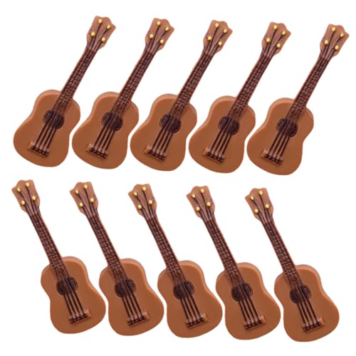 Milisten 25 Stück Mini Gitarrenmodell Winzige Gitarren Miniaturgitarre Für Puppenhaus Kleinkinder Winziges Gitarrenmodell Kleinste Miniaturgitarren In Puppengröße von Milisten