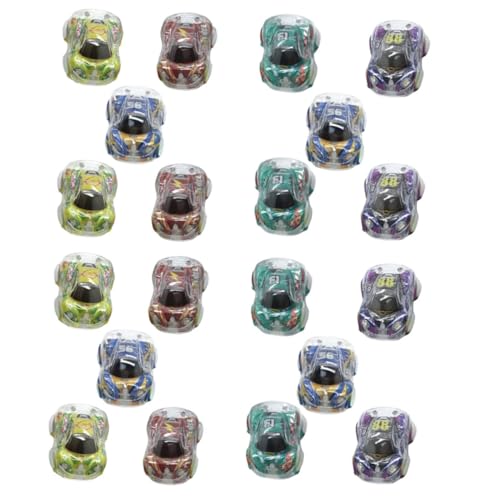 Milisten 25 Stück Power Control Auto Cartoon Schiebeauto Kinderspielzeug Kinderspielzeug Kleinkindauto Schiebeauto Für Kleinkinder Trägheitsauto Mini Pull Back Autos Kunststoff von Milisten