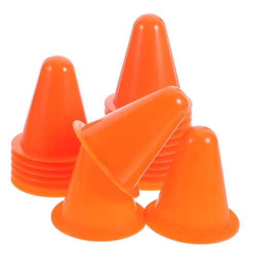 Milisten 25 Stück Skate -Barriere Zapfen Beweglichkeit Ausbildung üben Stopper für Rollschuhe Schlittschuhe kleine Straßensperre Outdoor-Trainingskegel Plastik Orange Milisten 25 Stück Skate -Barriere Zapfen Beweglichkeit Ausbildung üben Stopper für Rollschuhe Schlittschuhe kleine Straßensperre Outdoor-Trainingskegel Plastik Orange von Milisten
