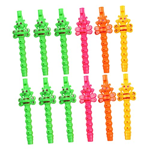 Milisten 25 Stück Teiliges Klarinette Cartoon Bienen Design Bunte Mini Blasinstrumente Musikspielzeug Kindergarten Geeignet für Jungen Mädchen Zufällige Farbe Zufällige Farbe von Milisten