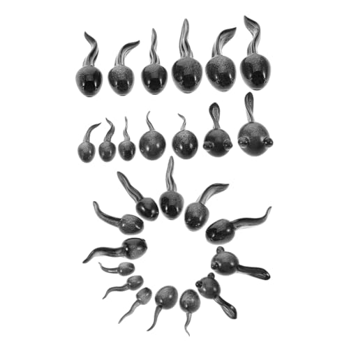 Milisten 26 Stück Mikrolandschafts Kaulquappen Kleine Tierfiguren Aquarium Ornamente Mikrolandschafts Tier Ornamente Moos Mikrolandschafts Ornamente Mikrolandschafts Dekoration von Milisten