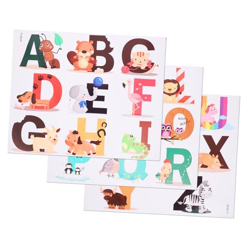 Milisten Bunte Buchstaben Aufkleber 26 Stücke für Kinderzimmer Nicht Magnetische Tieralphabet Wandsticker Selbstgemacht Alphabet Sticker für Früherziehung Milisten Bunte Buchstaben Aufkleber 26 Stücke für Kinderzimmer Nicht Magnetische Tieralphabet Wandsticker Selbstgemacht Alphabet Sticker für Früherziehung von Milisten