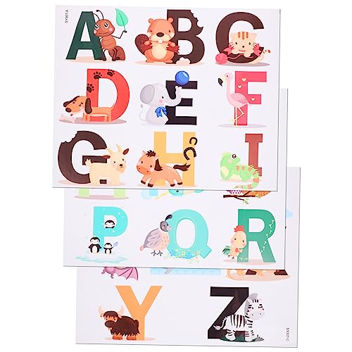 Milisten 26Stücke Eva Alphabet Aufkleber für Kinderzimmer Nicht Magnetisch Cartoon Tier Design zum Erlernen Kognitiver Fähigkeiten Milisten 26Stücke Eva Alphabet Aufkleber für Kinderzimmer Nicht Magnetisch Cartoon Tier Design zum Erlernen Kognitiver Fähigkeiten von Milisten