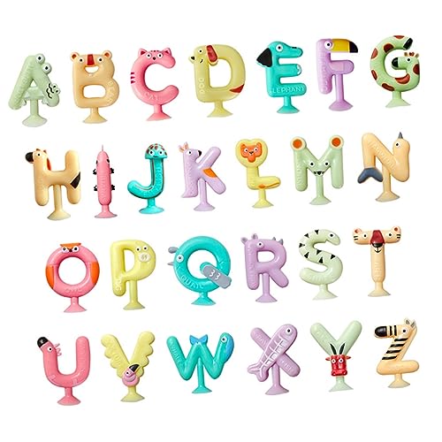 Milisten 26Stücke Teiliges Lernspielzeug für Saugnäpfen Alphabet Tierspielzeug Kognitiven Fähigkeiten und Hand Auge Koordination für Badewanne Milisten 26Stücke Teiliges Lernspielzeug für Saugnäpfen Alphabet Tierspielzeug Kognitiven Fähigkeiten und Hand Auge Koordination für Badewanne von Milisten