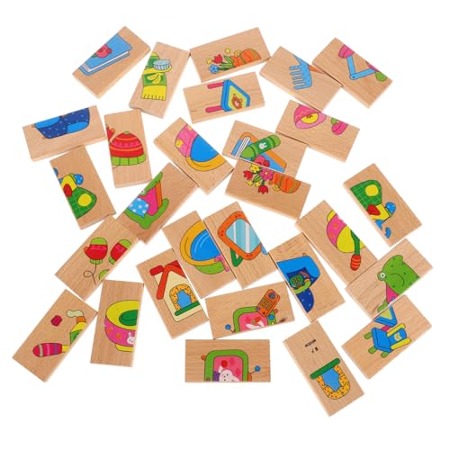 Milisten 28 Stück Dominospielzeug Kleinkindbausteine Dominostein für den Haushalt Vorschullernaktivitäten Kinderspielzeug Domino- Kinderversorgung Dominosteine für Holz Milisten 28 Stück Dominospielzeug Kleinkindbausteine Dominostein für den Haushalt Vorschullernaktivitäten Kinderspielzeug Domino- Kinderversorgung Dominosteine für Holz von Milisten