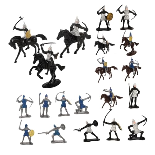Milisten 28 Stück Kavallerie-Pferd-Modell Miniaturpersonen Figuren Miniaturleute Mini-People-Modelle Ritterfigur Mini-Personenfiguren Mini-Soldatenfiguren Mini-Soldaten-Figuren PVC Milisten 28 Stück Kavallerie-Pferd-Modell Miniaturpersonen Figuren Miniaturleute Mini-People-Modelle Ritterfigur Mini-Personenfiguren Mini-Soldatenfiguren Mini-Soldaten-Figuren PVC von Milisten