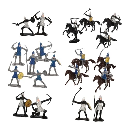 Milisten 28 Stück Miniatur Figuren Set Ritter Soldaten Modelle für Mikro Realistische Figuren für Dekoration für Garten Szenen Milisten 28 Stück Miniatur Figuren Set Ritter Soldaten Modelle für Mikro Realistische Figuren für Dekoration für Garten Szenen von Milisten