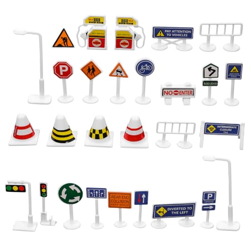 Milisten 28Stücke DIY Verkehrsschilder für Teiliges zur Verkehrserziehung Robuste Verkehrszeichen für Sandkasten und Partyszenarien Sicher und Langlebig Milisten 28Stücke DIY Verkehrsschilder für Teiliges zur Verkehrserziehung Robuste Verkehrszeichen für Sandkasten und Partyszenarien Sicher und Langlebig von Milisten