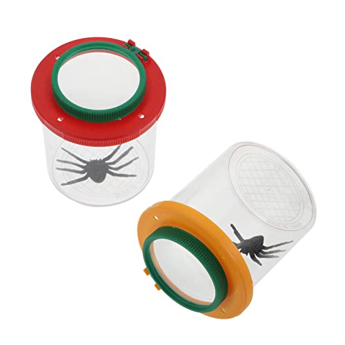 Milisten 2Er-Box Beobachtungskastenspielzeug Natur Kinderset im Freien Kinderfänger Insektenlupe fangen Überwachung Insektenbehälter Lupe zur Beobachtung von Insekten optische Acryl linse Milisten 2Er-Box Beobachtungskastenspielzeug Natur Kinderset im Freien Kinderfänger Insektenlupe fangen Überwachung Insektenbehälter Lupe zur Beobachtung von Insekten optische Acryl linse von Milisten