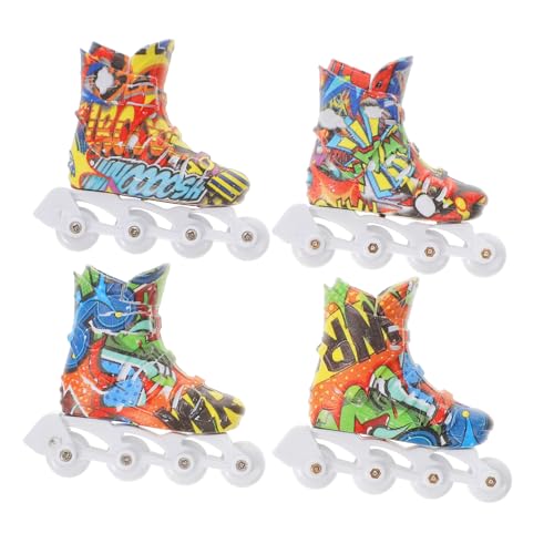 Milisten 2Paare Finger Rollschuhe Skate Kompaktes Kinderspielzeug für Fingerbewegung und Konzentration für Skateliebhaber und Fingersport Enthusiasten Milisten 2Paare Finger Rollschuhe Skate Kompaktes Kinderspielzeug für Fingerbewegung und Konzentration für Skateliebhaber und Fingersport Enthusiasten von Milisten