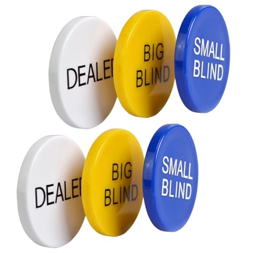 Milisten 2 Satz Poker Chips Zählchips für Bingo und Glücksspiel Spielzubehör für Kinder und Erwachsene Multifunktionale Chips zum Zählen und Lernen von Milisten
