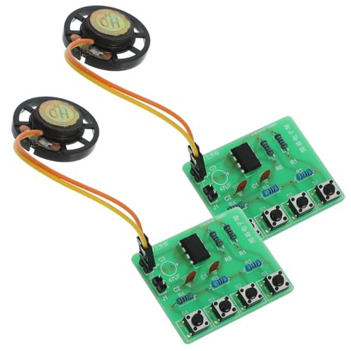 Milisten 2Sätze DIY Oszillator Bausatz für Elektronische Keyboard Projekte Musikinstrument Lötzubehör für Anfänger und Profis für Kreative Elektronik Experimente von Milisten