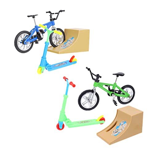 Milisten 2Sätze Finger Scooter Rampen Kit Tragbares Fingerspielzeug mit Fingerfahrrädern und Faltbaren Rampen für Kreatives für Finger Sportliebhaber Milisten 2Sätze Finger Scooter Rampen Kit Tragbares Fingerspielzeug mit Fingerfahrrädern und Faltbaren Rampen für Kreatives für Finger Sportliebhaber von Milisten