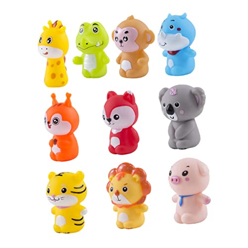 Milisten 2Sätze Fingerpuppen für Tier Fingerpuppen aus Vinyl Puppenspielzeug für Geschichtenerzählen Rollenspiele und Kreative Spiele für Kleinkinder und Vorschulkinder von Milisten