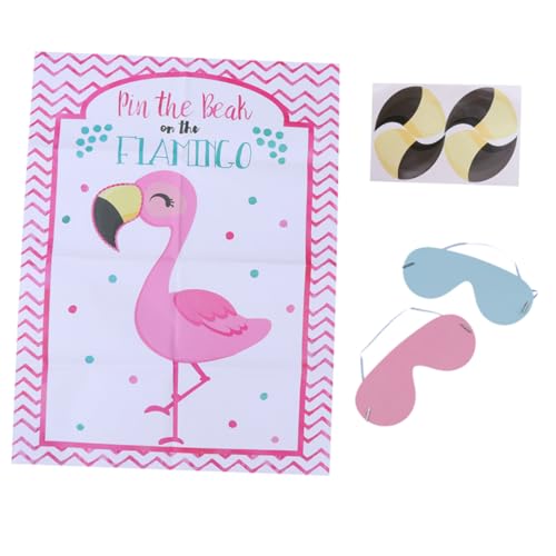 Milisten 2Sätze Flamingo Themen Aufkleber mit Augenmaske für Lustige Pin The Beak Spiel für Kindergeburtstagsfeiern und Raumdekoration Wiederverwendbare Materialien Milisten 2Sätze Flamingo Themen Aufkleber mit Augenmaske für Lustige Pin The Beak Spiel für Kindergeburtstagsfeiern und Raumdekoration Wiederverwendbare Materialien von Milisten