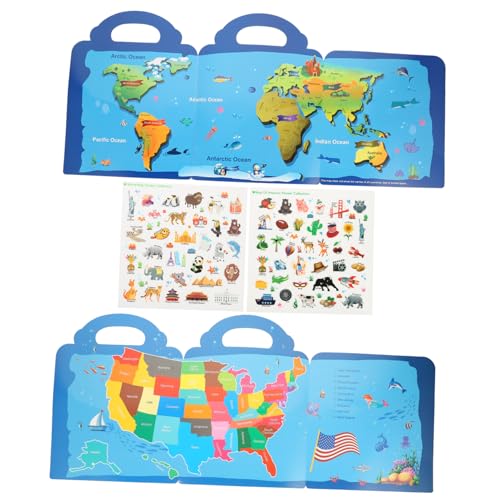 Milisten 2Sätze Kartenaufkleberbuch für Kleinkinder Wiederverwendbare Sticker für Bildung und Spaß Szenenaufkleber für Kreative Spiele für Jungen Milisten 2Sätze Kartenaufkleberbuch für Kleinkinder Wiederverwendbare Sticker für Bildung und Spaß Szenenaufkleber für Kreative Spiele für Jungen von Milisten