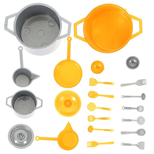 Milisten 2Sätze Küchenaccessoires Teiliges Dekorationsset Für Puppenhäuser Realistisches Geschirr Und Besteck Für Mini Dekorationen Hochwertiges Sicheres Material von Milisten