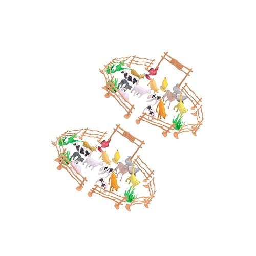 Milisten 2Sätze Teiliges Lernspielzeug Mit Bauernhoftieren Und Zaun Lustiges Tiermodell Für Tiererkennung Und Spielerischem Lernen Für Zuhause Und Spielzeugladen Milisten 2Sätze Teiliges Lernspielzeug Mit Bauernhoftieren Und Zaun Lustiges Tiermodell Für Tiererkennung Und Spielerischem Lernen Für Zuhause Und Spielzeugladen von Milisten