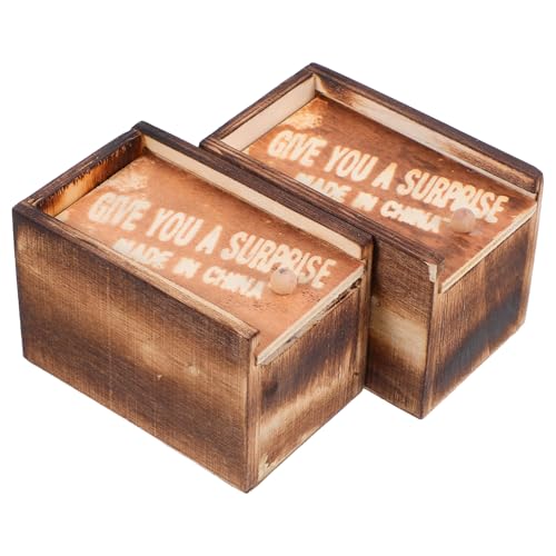 Milisten 2Satz Streichbox mit Fake Spinne Lustiges Holzspielzeug für Kreative Streiche und Überraschungen für Partys und Unterhaltsame Spiele mit Freunden Milisten 2Satz Streichbox mit Fake Spinne Lustiges Holzspielzeug für Kreative Streiche und Überraschungen für Partys und Unterhaltsame Spiele mit Freunden von Milisten