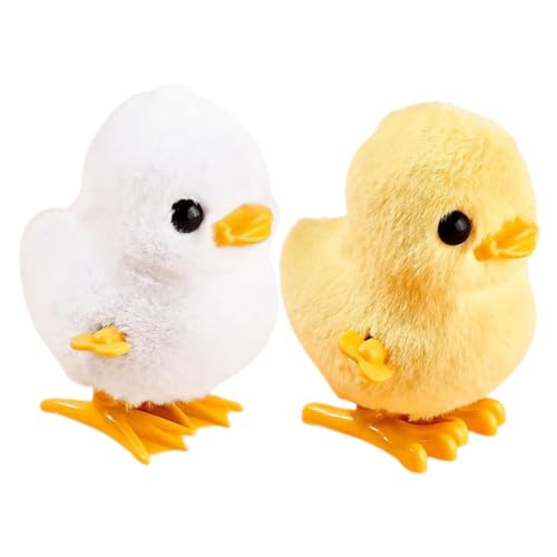 Milisten 2Stücke Aufziehbare Tierspielzeuge Interaktives Kleines Tier Kleine Ente Kleine Henne Für Fördert Koordination Und Spielspaß von Milisten