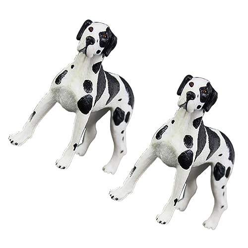 Milisten 2Stücke Bildungshundemodell Welpen Dekorative Hundefiguren Aus Kunststoff Realistische Gefleckte Hund Figuren Für Haustierliebhaber Milisten 2Stücke Bildungshundemodell Welpen Dekorative Hundefiguren Aus Kunststoff Realistische Gefleckte Hund Figuren Für Haustierliebhaber von Milisten