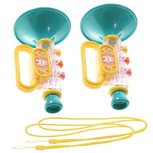 Milisten 2Stücke Cartoon Trompete Für Realistisches Spielzeuginstrument Für Kreative Musik Für Partys Und Spielspaß Leicht Und Tragbar von Milisten
