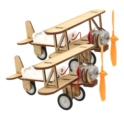Milisten 2Stücke DIY Holz Flugzeug Modellbau für Kreatives Bastelspielzeug Fantasie und Kreativität für Kleine Bastler ohne Batterien Zufällige Milisten 2Stücke DIY Holz Flugzeug Modellbau für Kreatives Bastelspielzeug Fantasie und Kreativität für Kleine Bastler ohne Batterien Zufällige von Milisten
