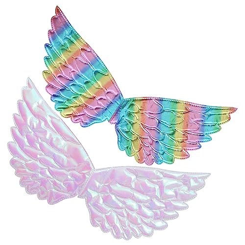 Milisten 2Stücke Engelsflügel Leicht für Cosplay und Aufführungen für Fasching Partys und Besondere Anlässe von Milisten