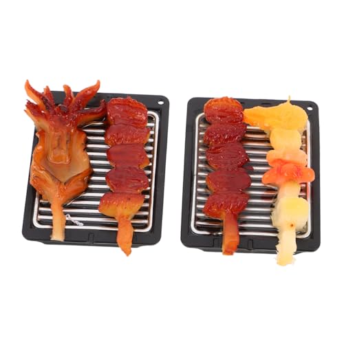 Milisten 2Stücke Grill Zubehör Set Teiliges BBQ Essen Modell für Puppenhaus und Realistische Lebensmittel Requisiten für Fotografie und Dekoration Milisten 2Stücke Grill Zubehör Set Teiliges BBQ Essen Modell für Puppenhaus und Realistische Lebensmittel Requisiten für Fotografie und Dekoration von Milisten