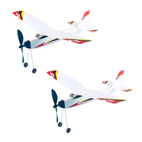 Milisten 2stücke Schaumstoff Gleitschirm Flugzeug Spielzeug Für Junge Mädchen Robustes Design Zufällige Muster Perfektes Outdoor-Spielzeug Für Mädchen Und Jungen von Milisten