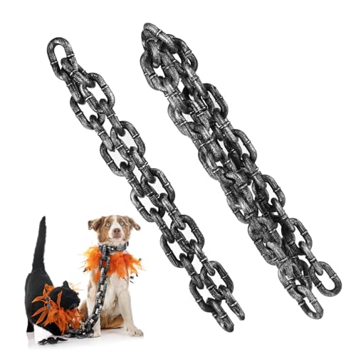 Milisten 2Stücke Halloween Ketten Dekoration Gefangene Kunststoffkette für Deko Umweltfreundliches Material für Grusel von Milisten
